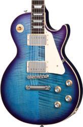 Enkel gesneden elektrische gitaar Gibson Les Paul Standard 60s Figured - Blueberry burst