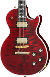 Enkel gesneden elektrische gitaar Gibson Les Paul Supreme - Wine red