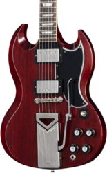 Guitarra eléctrica de doble corte. Gibson 60th Anniversary 1961 SG Les Paul Standard VOS - Vos cherry red