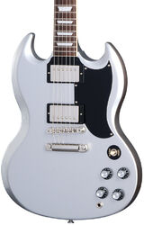 Guitarra eléctrica de doble corte. Gibson SG Standard '61 Custom Color - Silver mist