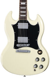 Guitarra eléctrica de doble corte. Gibson SG Standard Custom Color - Classic white