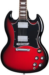 Guitarra eléctrica de doble corte. Gibson SG Standard Custom Color - Cardinal red burst