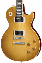 Enkel gesneden elektrische gitaar Gibson Slash Jessica Les Paul Standard - Honey Burst With Red Back