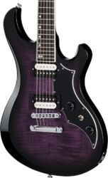 Guitarra eléctrica de doble corte. Gibson Victory Figured Top - Dark purple burst