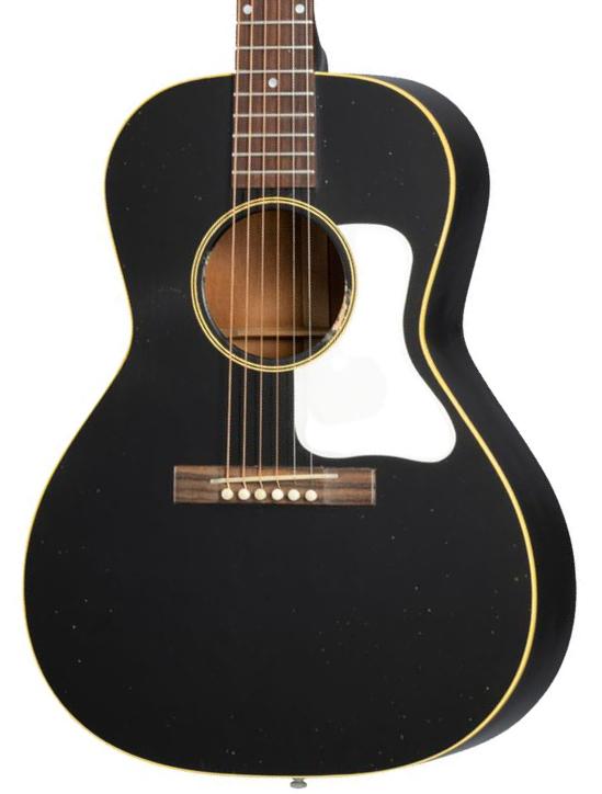 Westerngitaar & electro Gibson Custom Shop Murphy Lab Acoustic 1933 L-00 - Ebony light aged