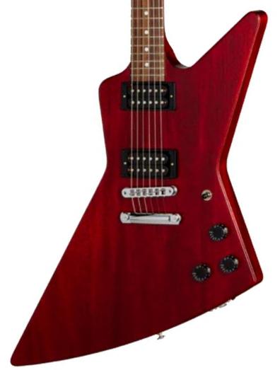 Metal elektrische gitaar Gibson 80s Explorer - cherry