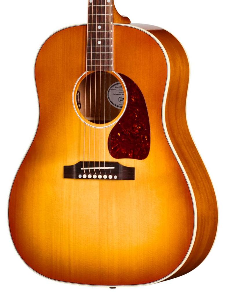 Folk gitaar Gibson J-45 Standard (Baggs HiFi DNA Preamp) - Heritage Cherry Sunburst