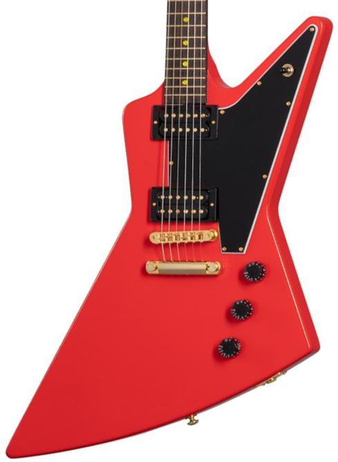 Solid body elektrische gitaar Gibson Lzzy Hale Explorerbird - Cardinal red