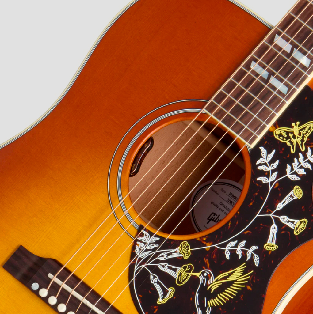 Gibson Hummingbird Faded Modern Dreadnought Epicea Acajou Rw - Heritage Cherry Sunburst - Folk gitaar - Variation 2