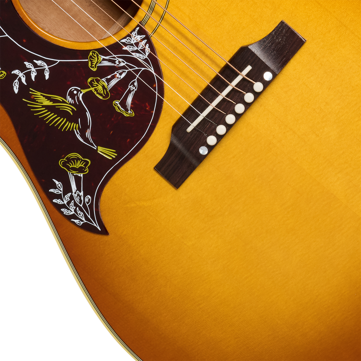 Gibson Hummingbird Original Lh (baggs Hifi Dna) Dreadnought Gaucher Epicea Acajou Rw - Heritage Cherry Sunburst - Linkshandige folkgitaar - Variation 