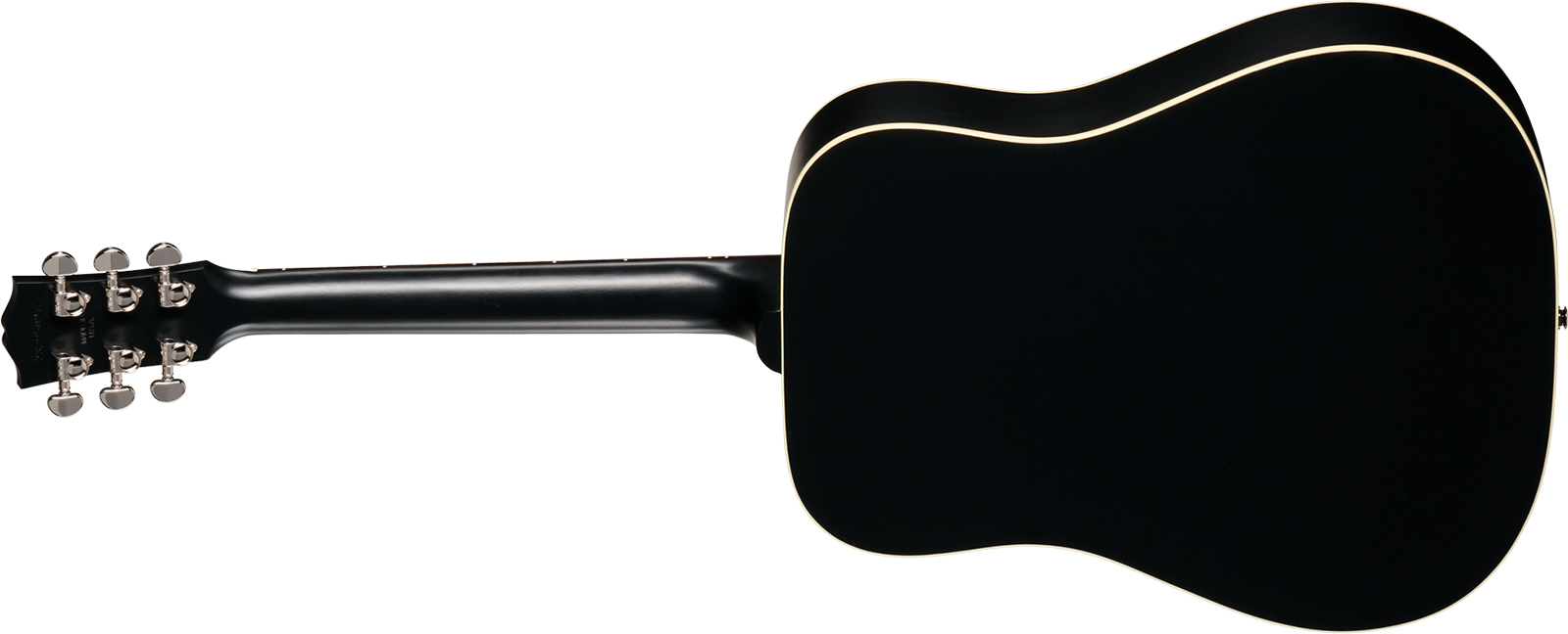 Gibson Hummingbird Special Modern Dreadnought Cbd Epicea Acajou Rw - Satin Ebony - Folk gitaar - Variation 1