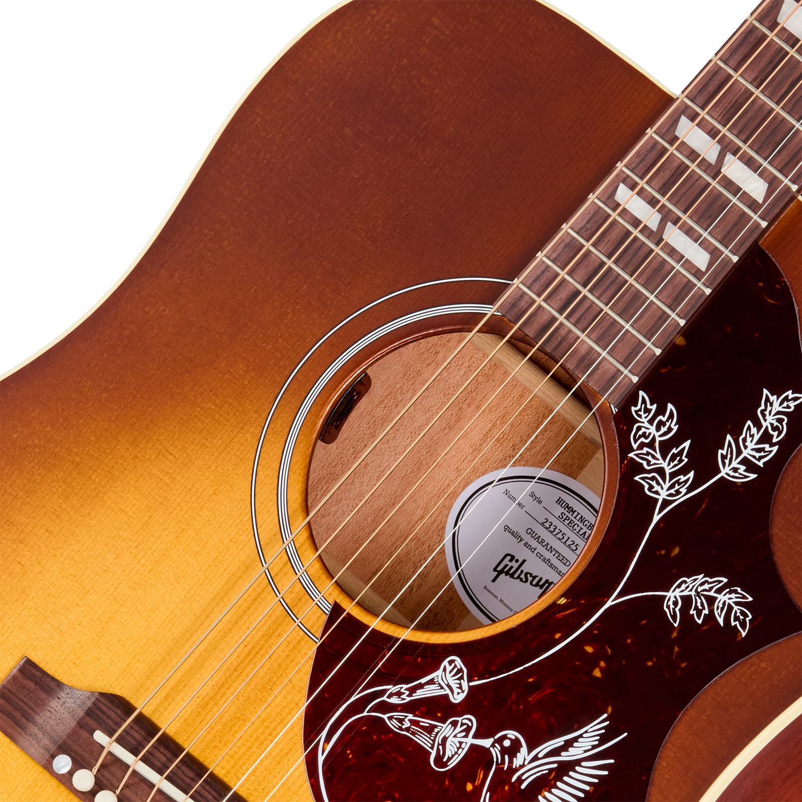 Gibson Hummingbird Special Modern Dreadnought Cbd Epicea Acajou Rw - Satin Honey Burst - Folk gitaar - Variation 3