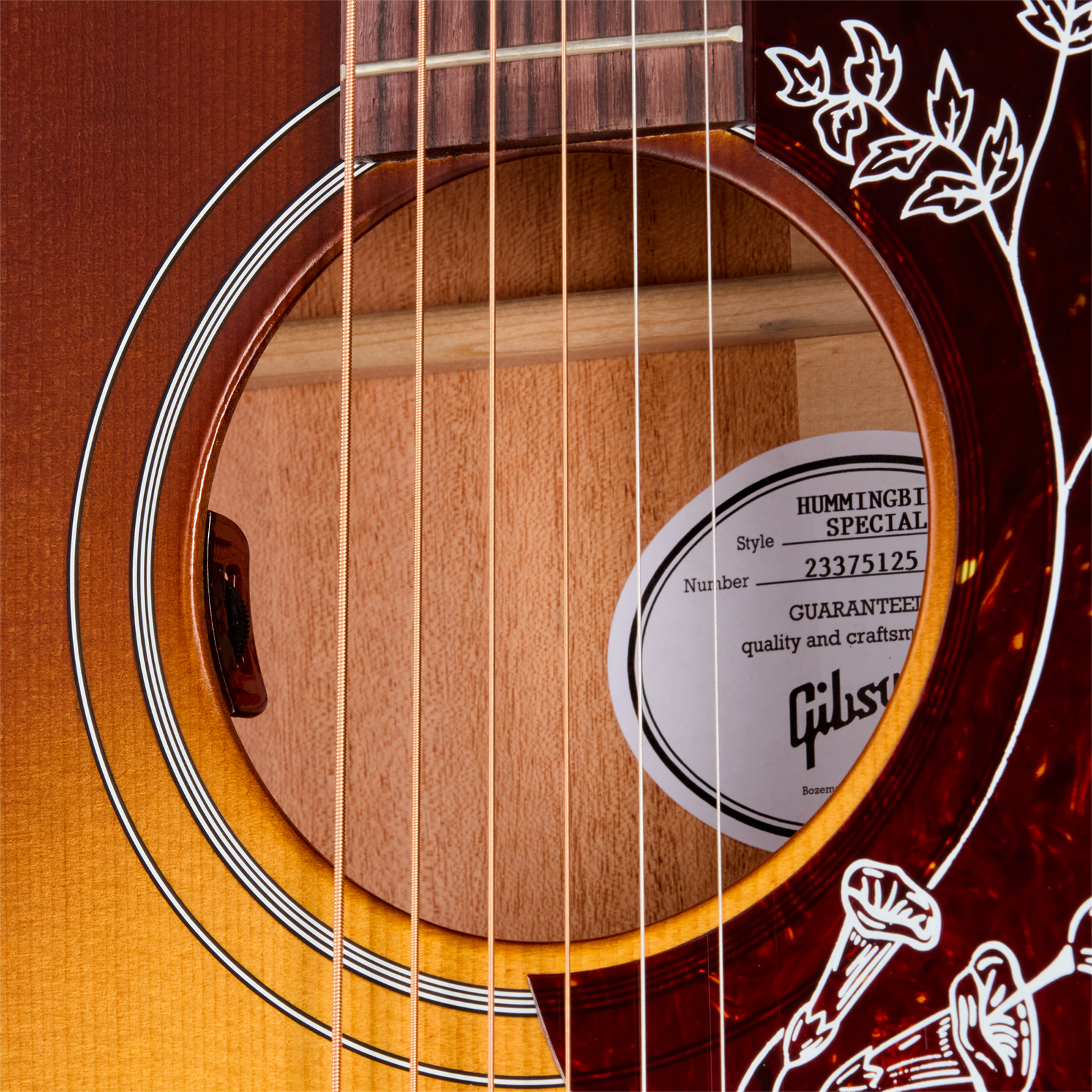 Gibson Hummingbird Special Modern Dreadnought Cbd Epicea Acajou Rw - Satin Honey Burst - Folk gitaar - Variation 5