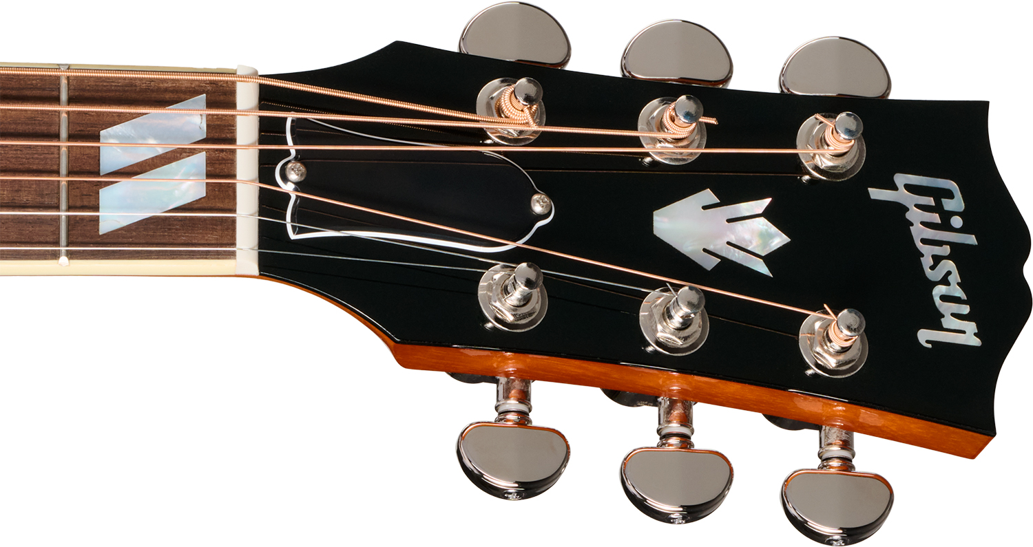 Gibson Hummingbird Standard Ec (baggs Hifi Dna) Dreadnought Cw Epicea Acajou Rw - Heritage Cherry Sunburst - Folk gitaar - Variation 5