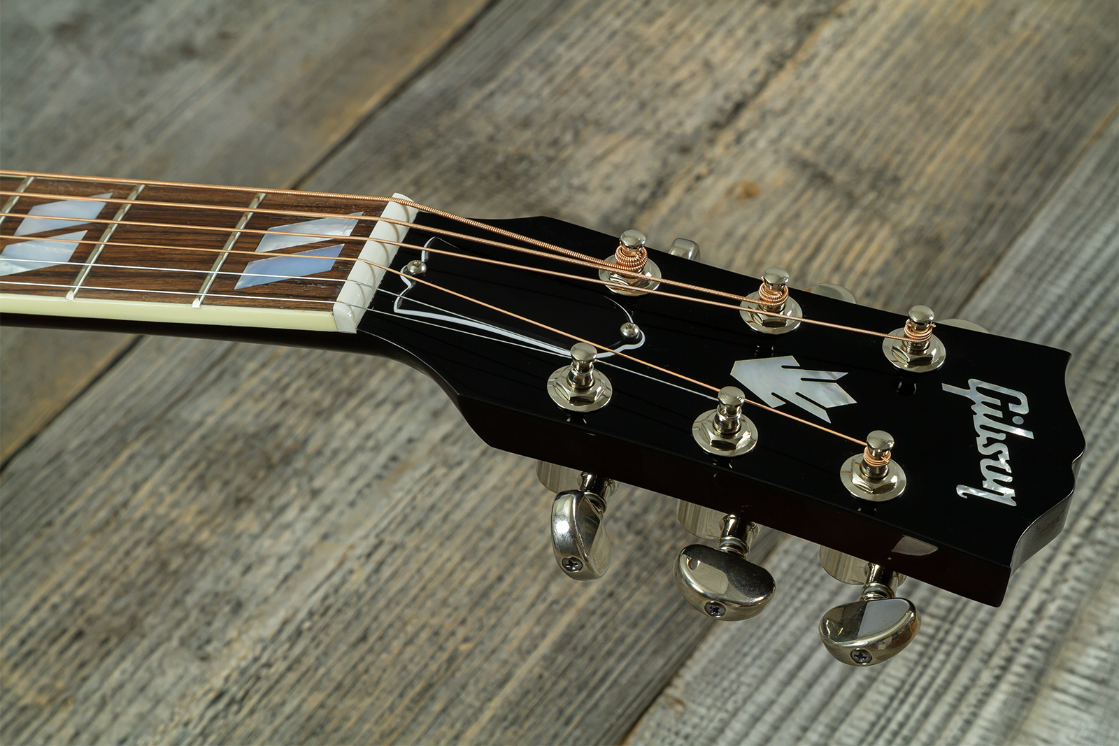 Gibson Hummingbird Standard Modern Dreadnought Epicea Acajou Rw - Honey Burst - Folk gitaar - Variation 14
