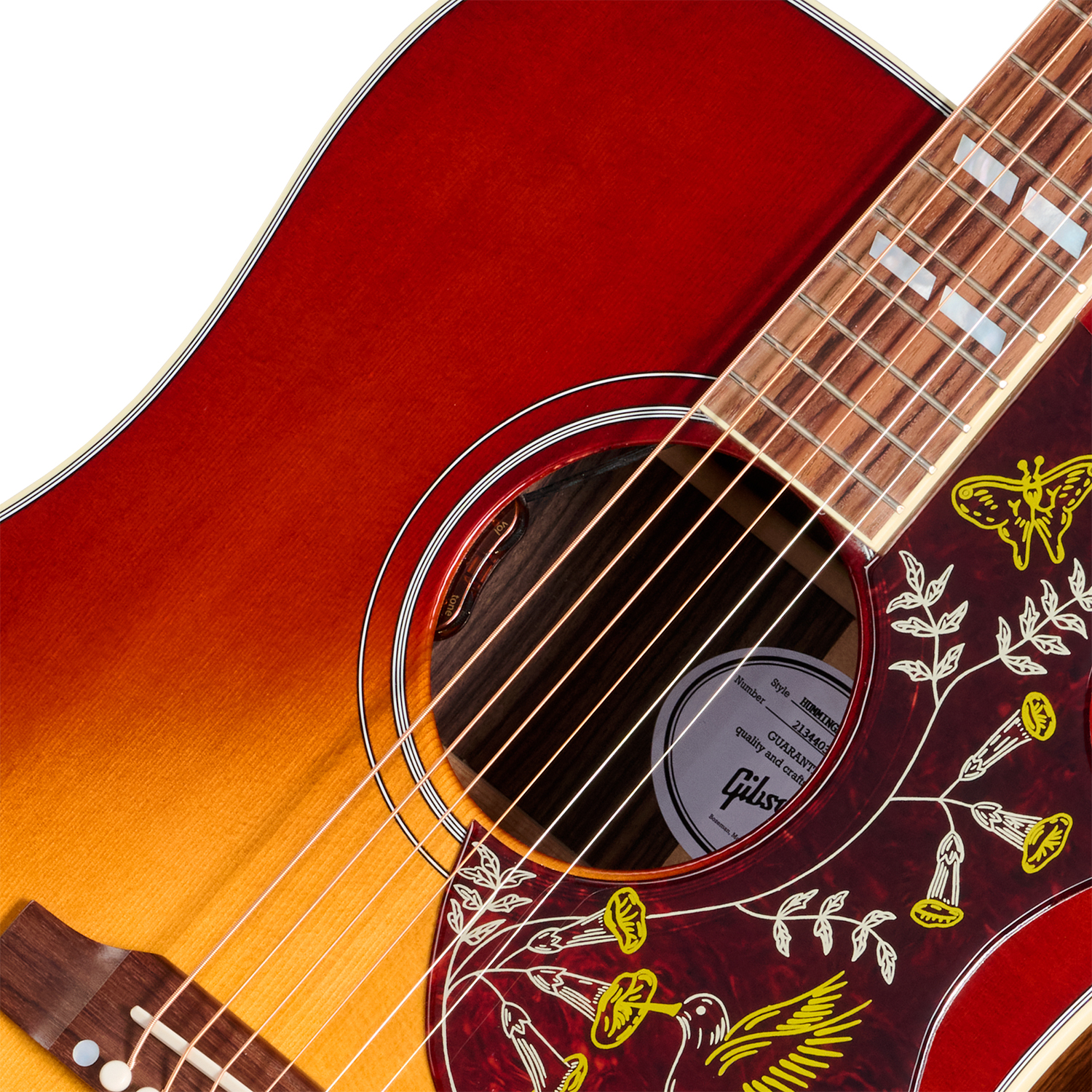 Gibson Hummingbird Standard Rosewood (baggs Hifi Dna) Dreadnought Epicea Palissandre Rw - Rosewood Burst - Folk gitaar - Variation 2