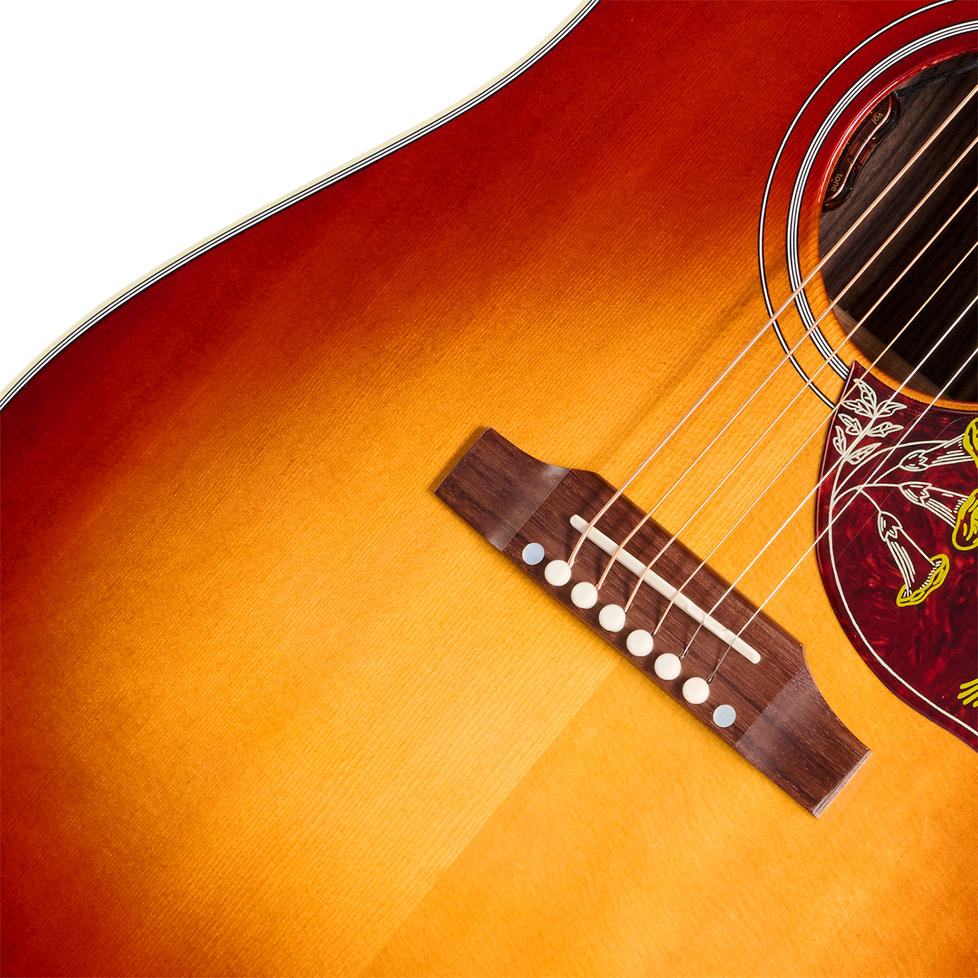 Gibson Hummingbird Standard Rosewood (baggs Hifi Dna) Dreadnought Epicea Palissandre Rw - Rosewood Burst - Folk gitaar - Variation 3