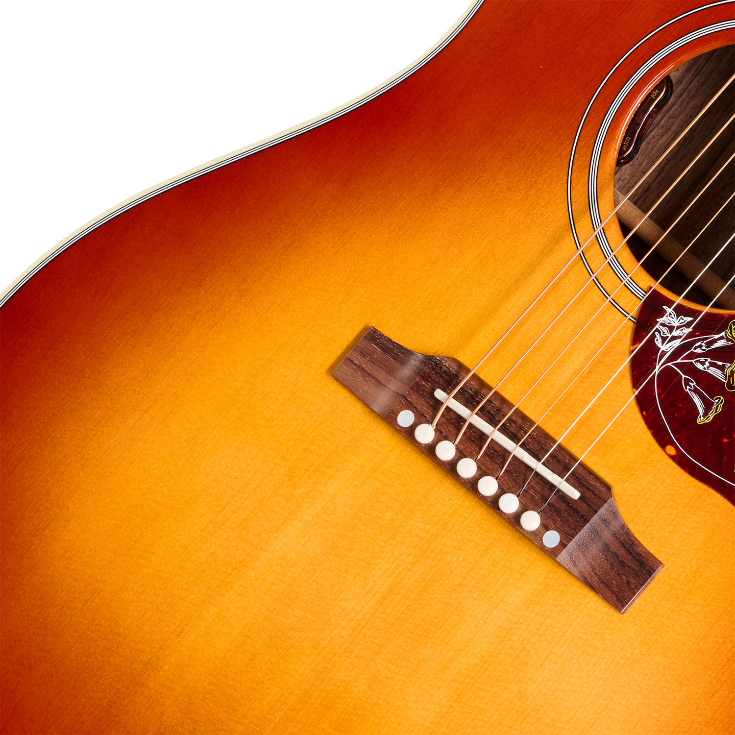 Gibson Hummingbird Standard Rosewood Ec (baggs Hifi Dna) Dreadnought Cw Epicea Palissandre Rw - Rosewood Burst - Folk gitaar - Variation 3