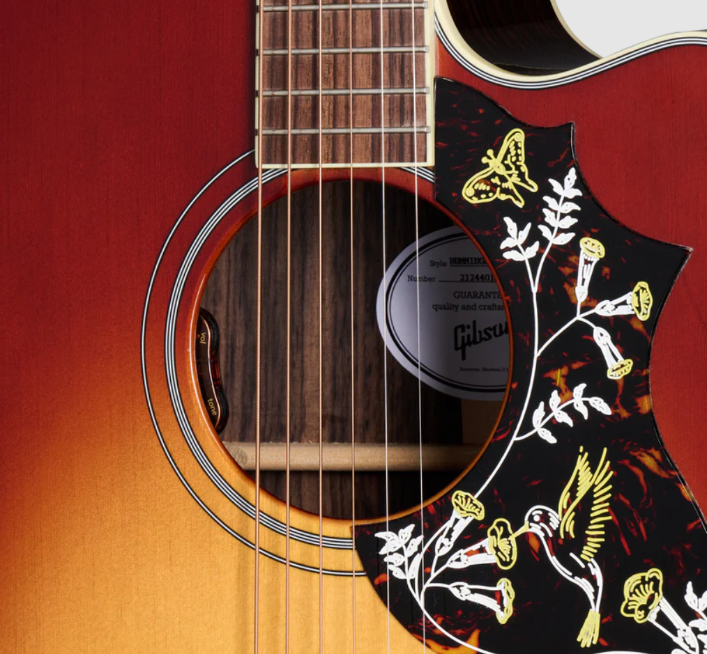 Gibson Hummingbird Standard Rosewood Ec Epicea Palissandre Rw - Rosewood Burst - Folk gitaar - Variation 4