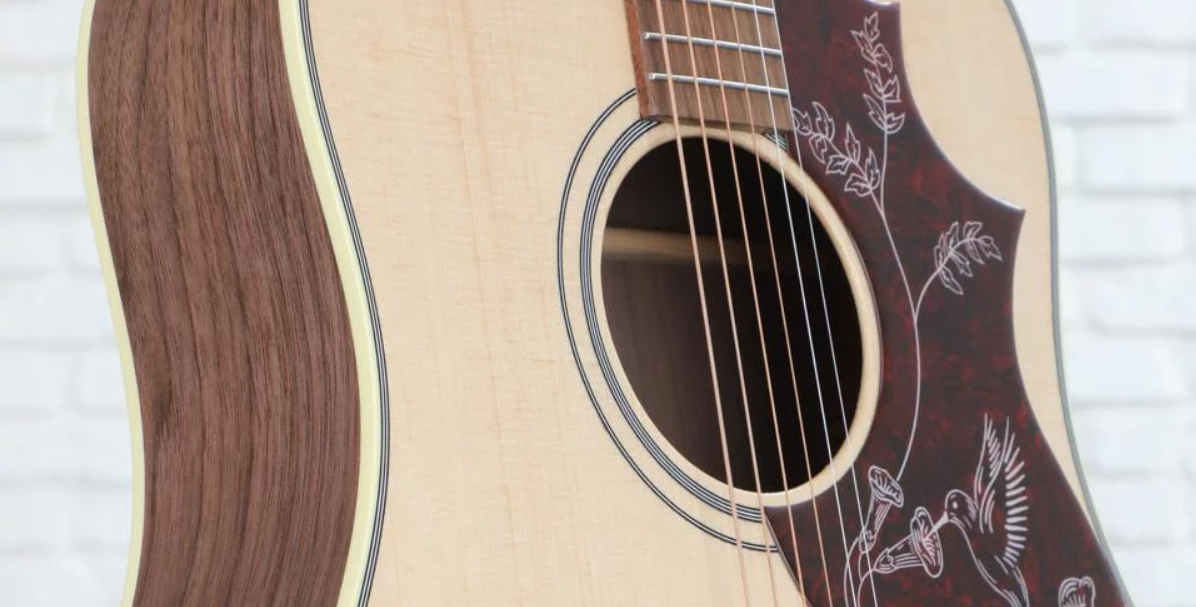 Gibson Hummingbird Studio Walnut 2023 Dreadnought Epicea Noyer Wal - Natural - Elektro-akoestische gitaar - Variation 3