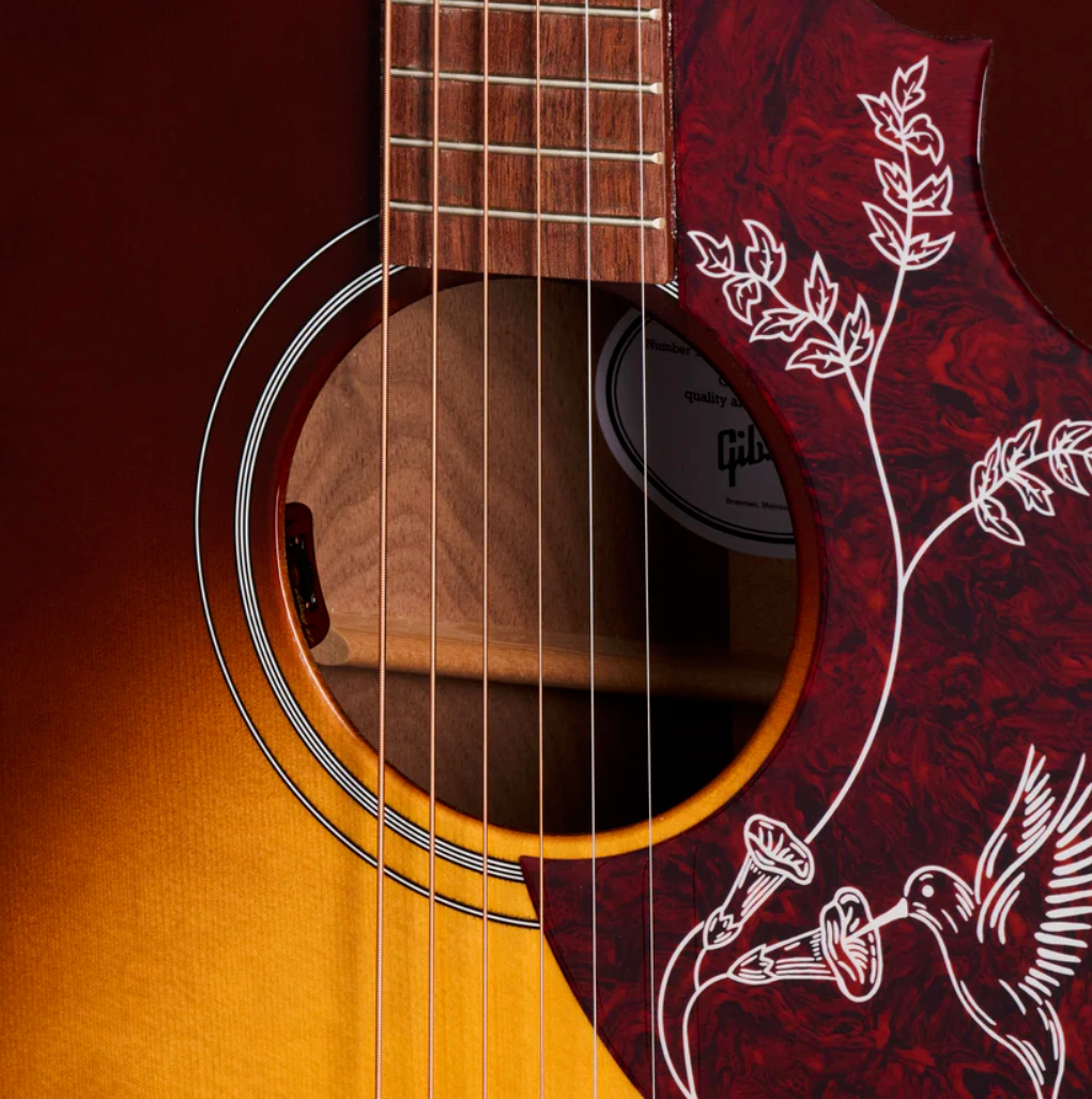 Gibson Hummingbird Studio Walnut Dreadnought Epicea Noyer Wal - Walnut Burst - Folk gitaar - Variation 3