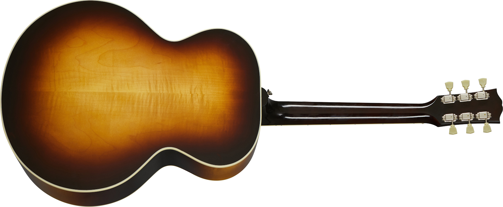 Gibson J-185 Original 2020 Jumbo Epicea Erable Rw - Vintage Sunburst - Elektro-akoestische gitaar - Variation 1