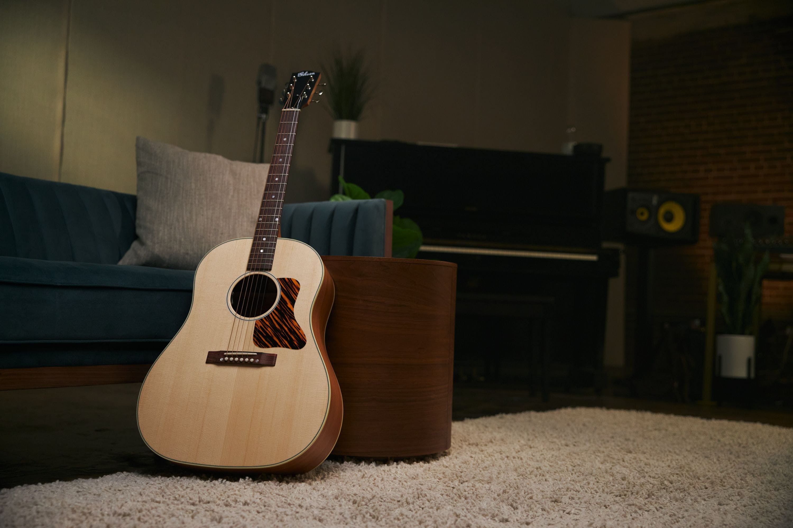 Gibson J-35 Faded 30s Original Dreadnought Epicea Acajou Rw - Antique Natural - Westerngitaar & electro - Variation 6