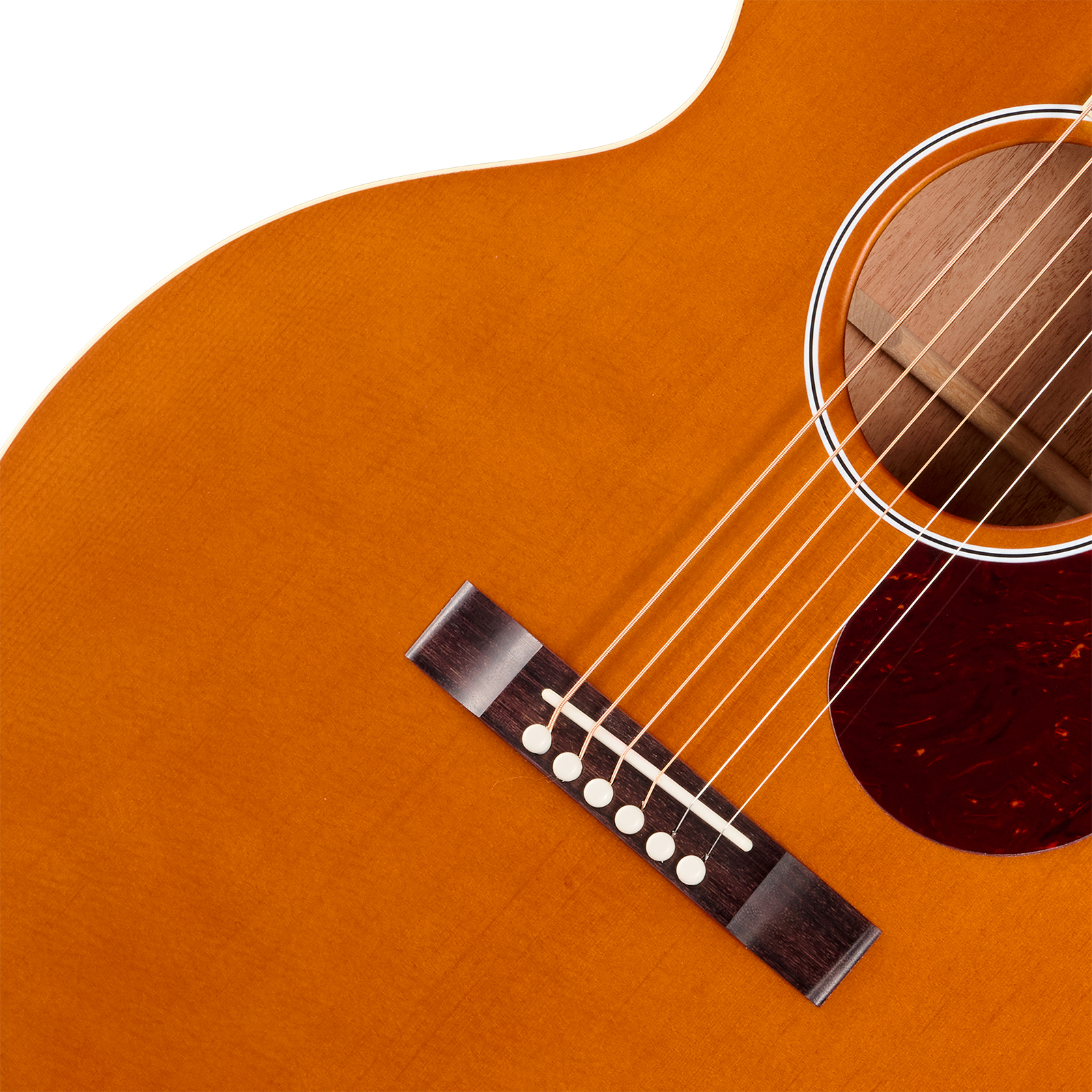 Gibson J185 Century 12-fret Lh Jumbo Shsc Gaucher Epicea Acajou Rw - Vintage Amber Satin - Folk gitaar - Variation 2