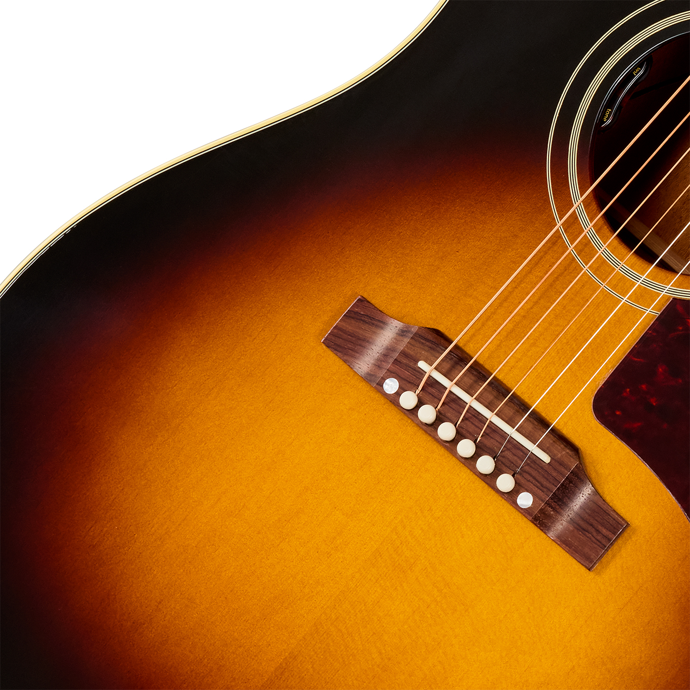 Gibson J45 60s Original (baggs Hifi Dna) Dreadnought Epicea Acajou Rw - Vintage Sunburst - Folk gitaar - Variation 3