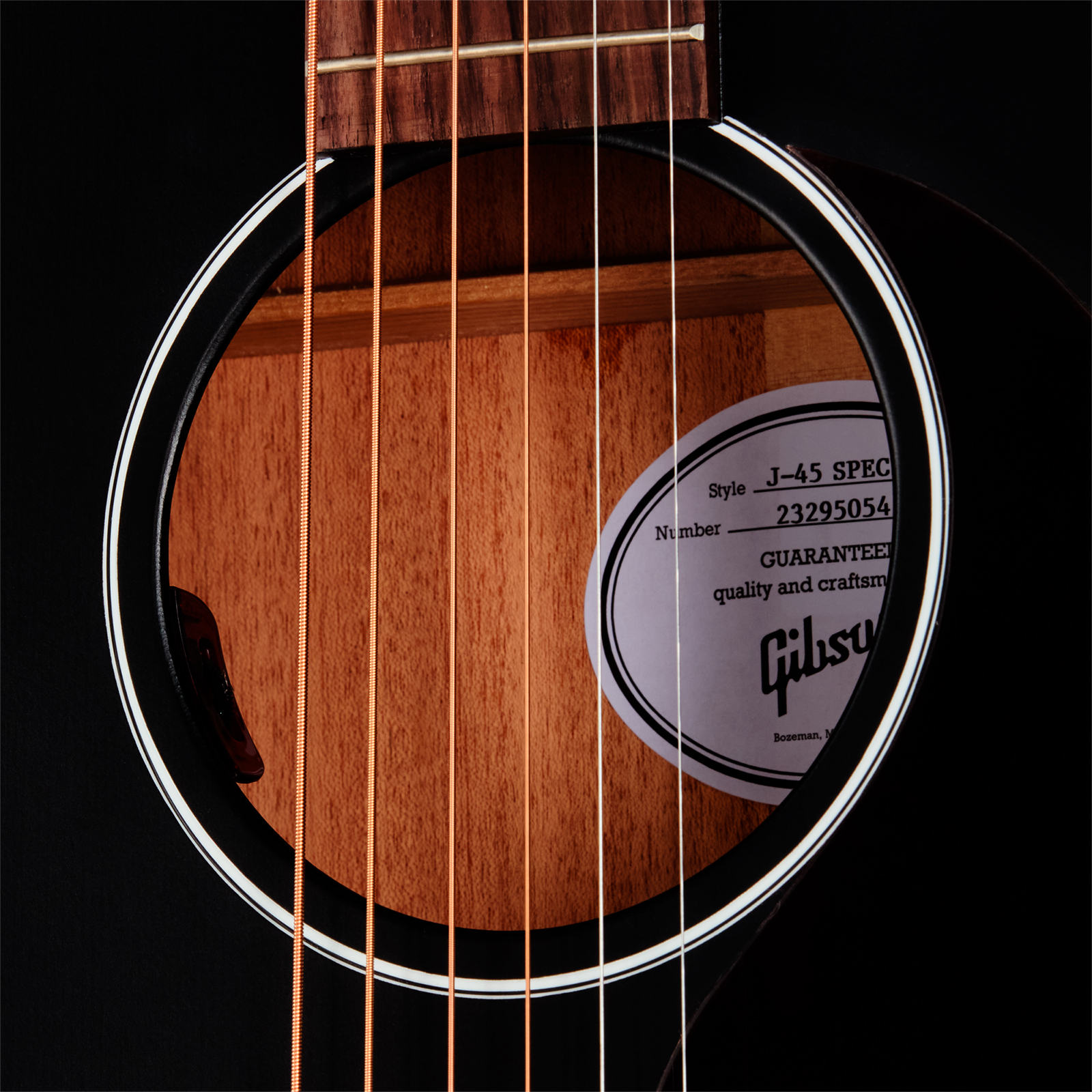 Gibson J45 Special Dreadnought Cbd Epicea Acajou Rw - Satin Ebony - Folk gitaar - Variation 4