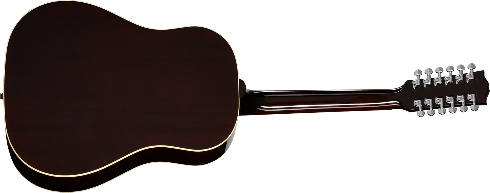 Gibson J45 Standard 12-string Lh (baggs Hifi Dna) Dreadnought 12c Gaucher Epicea Acajou Rw - Vintage Sunburst - Folk gitaar - Variation 1
