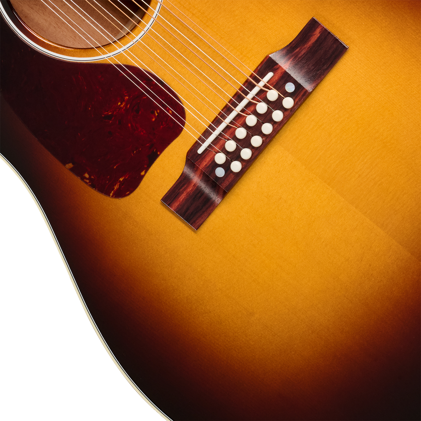 Gibson J45 Standard 12-string Lh (baggs Hifi Dna) Dreadnought 12c Gaucher Epicea Acajou Rw - Vintage Sunburst - Folk gitaar - Variation 3