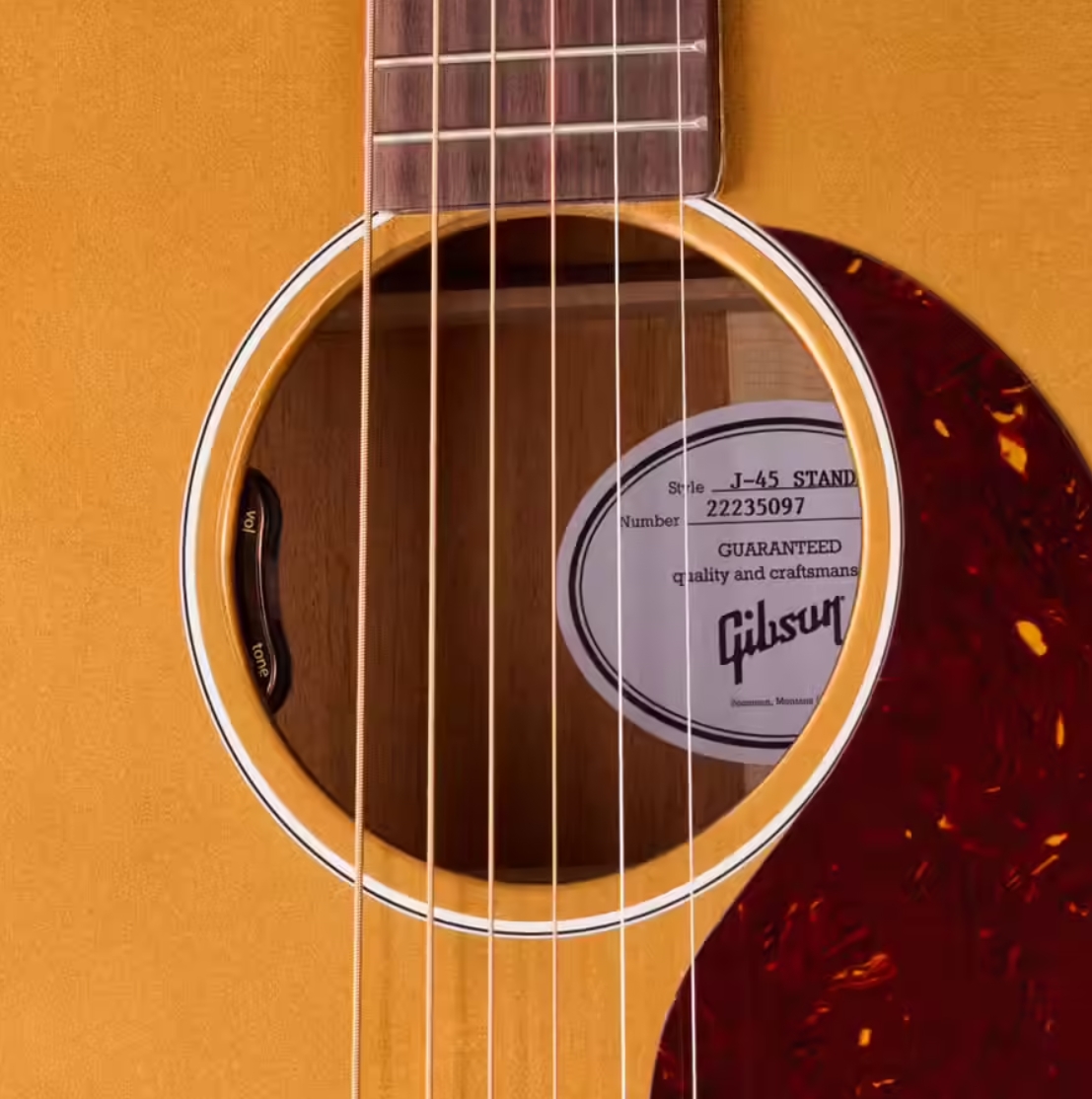 Gibson J45 Standard Dreadnought Epicea Acajou Rw - Goldtop - Folk gitaar - Variation 4