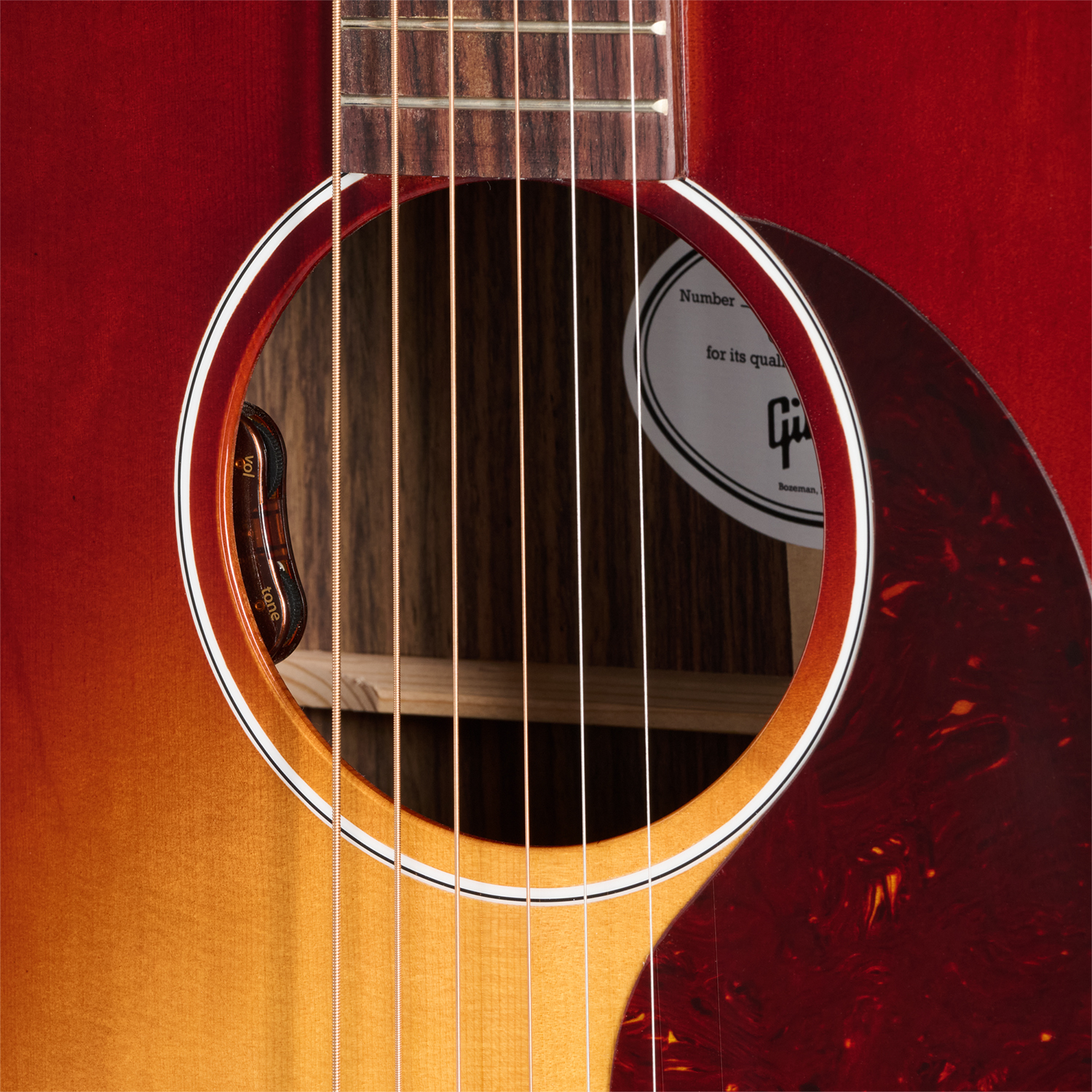 Gibson J45 Standard Rosewood Lh (baggs Hifi Dna) Dreadnought Gaucher Epicea Palissandre Rw - Rosewood Burst - Folk gitaar - Variation 4