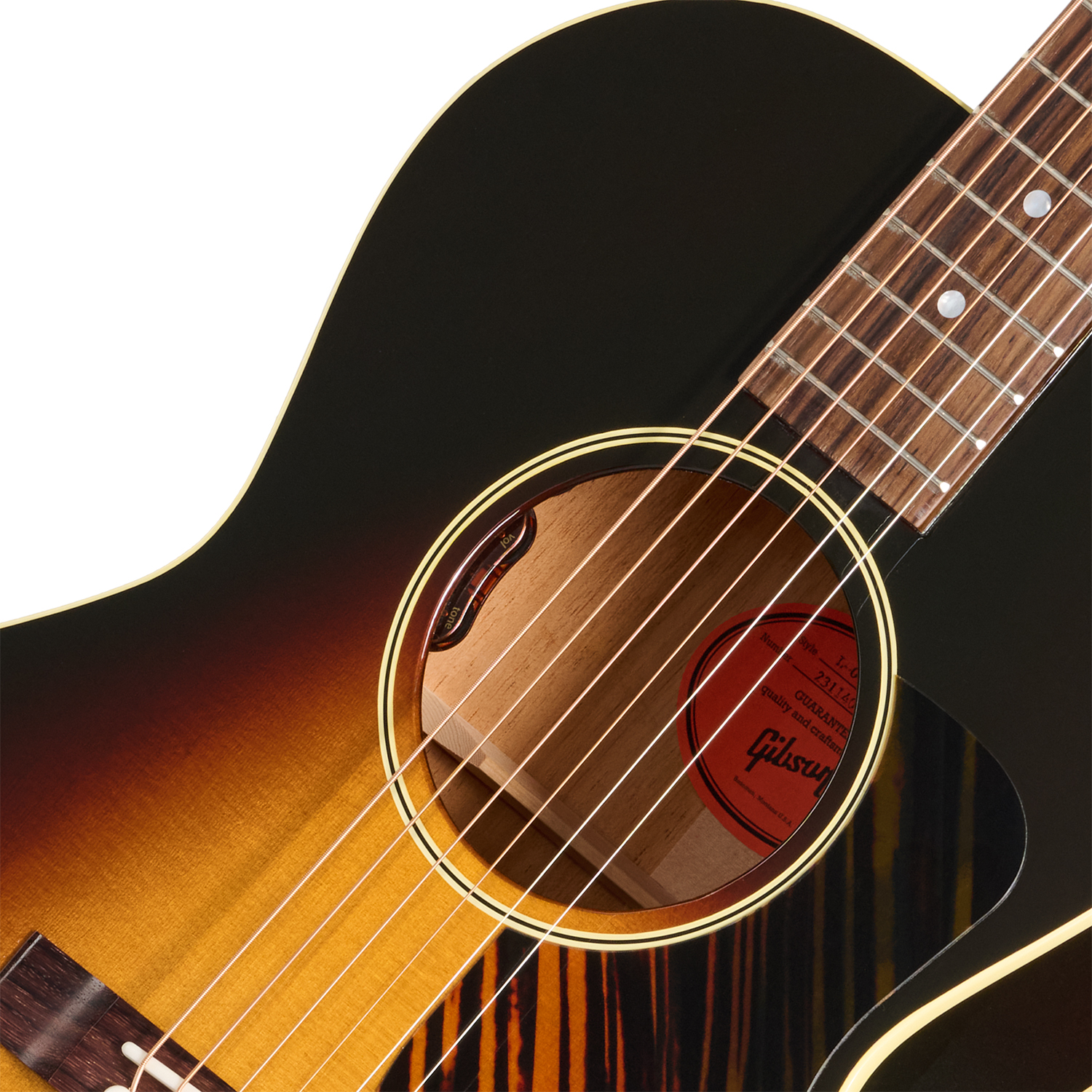 Gibson L00 Original (baggs Hifi Dna) Parlor Epicea Acajou Rw - Vintage Sunburst - Folk gitaar - Variation 2