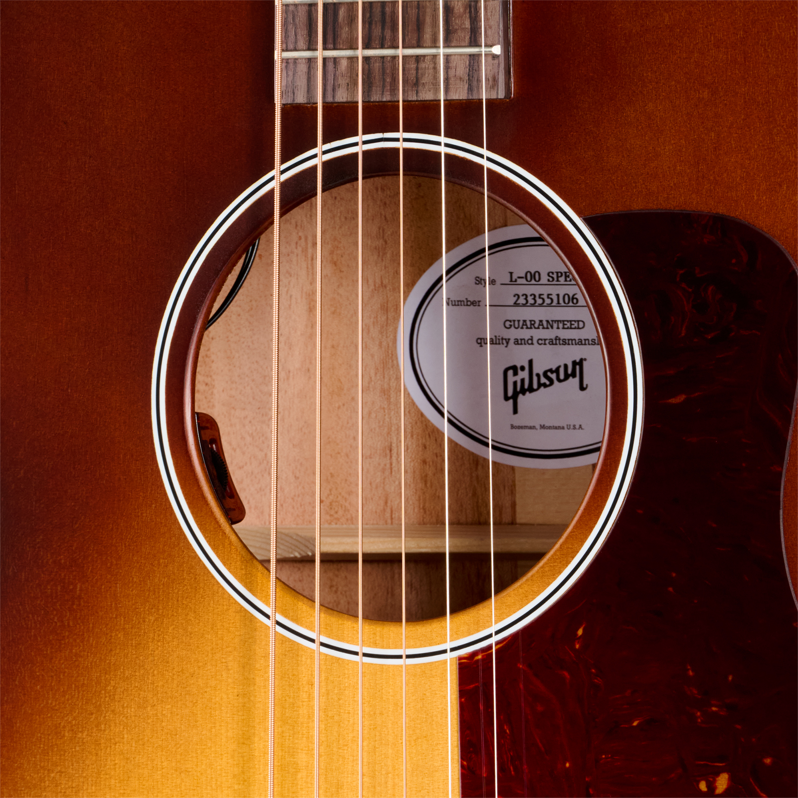 Gibson L00 Special Modern Parlor Shsc Epicea Acajou Rw - Satin Honey Burst - Folk gitaar - Variation 4