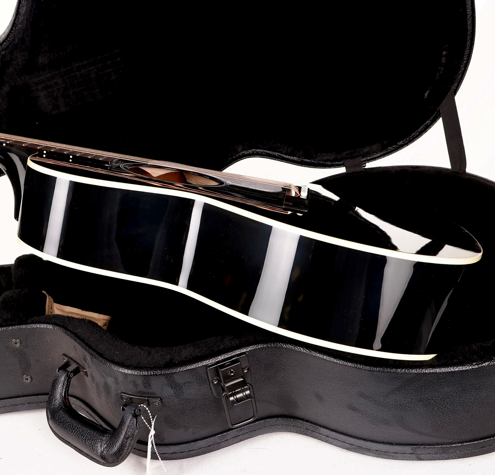 Gibson Custom Shop L00 Standard Modern Parlor Shsc Epicea Acajou Rw - Ebony - Folk gitaar - Variation 4