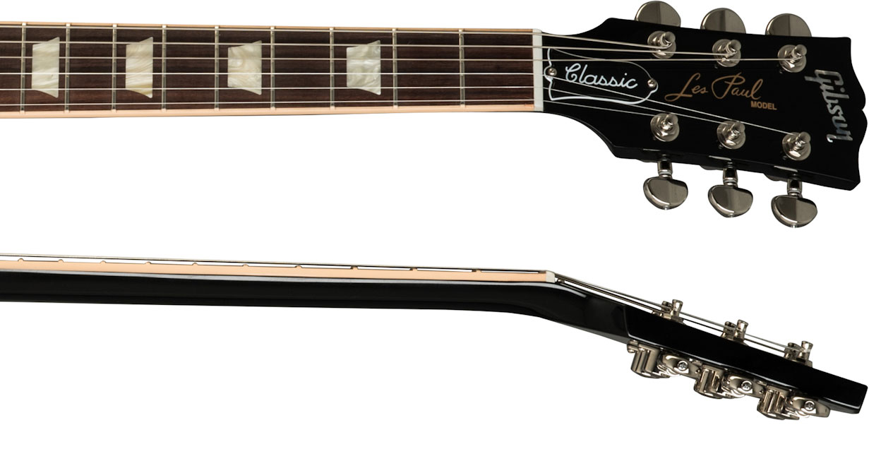 Gibson Les Paul Classic Modern 2h Ht Rw - Ebony - Enkel gesneden elektrische gitaar - Variation 3