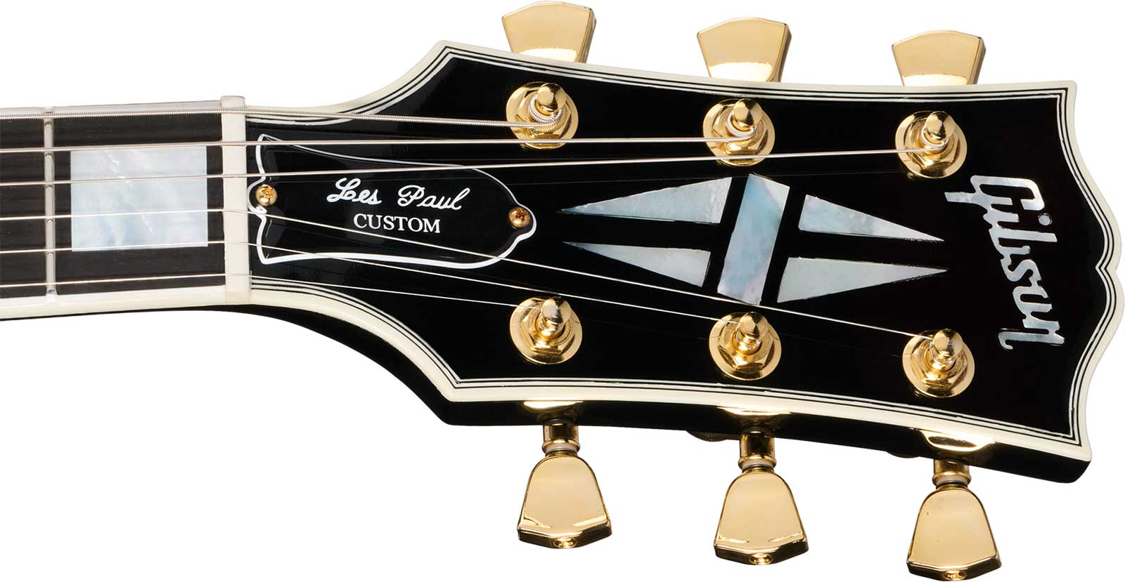Gibson Les Paul Custom 70s 2h Ht Eb - Ebony - Single cut gitaar - Variation 4