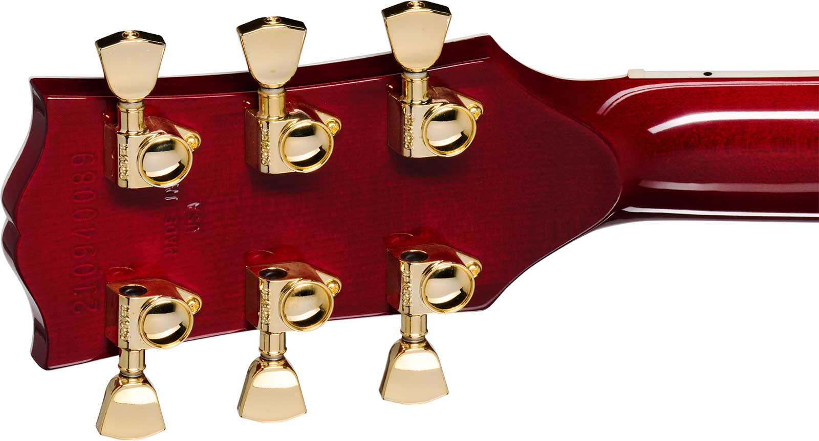 Gibson Les Paul Custom 70s 2h Ht Eb - Wine Red - Single cut gitaar - Variation 5