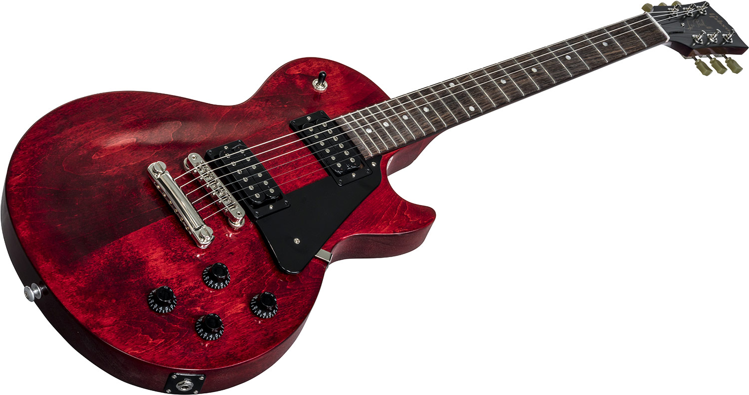 Gibson Les Paul Faded 2018 - Worn Cherry - Enkel gesneden elektrische gitaar - Variation 1