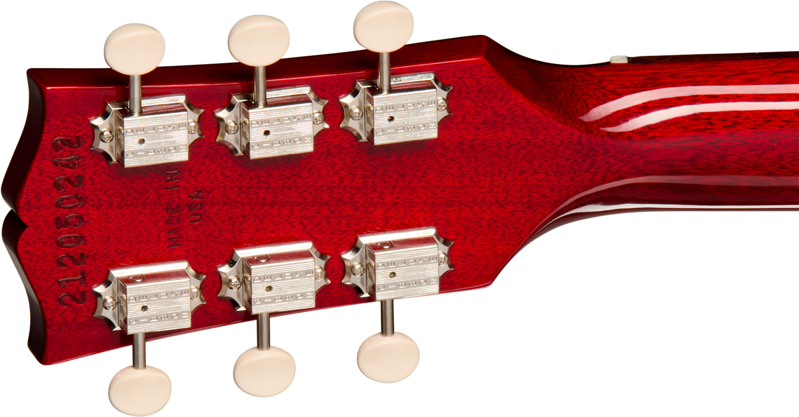 Gibson Les Paul Junior Dc Usa 2s P90 Ht Rw - Vintage Cherry - Double cut gitaar - Variation 11