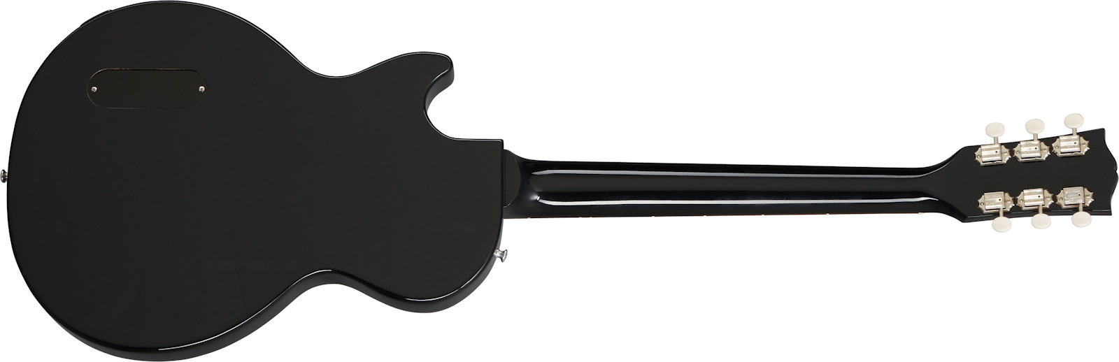 Gibson Les Paul Junior Original 2020 P90 Ht Rw - Ebony - Enkel gesneden elektrische gitaar - Variation 1