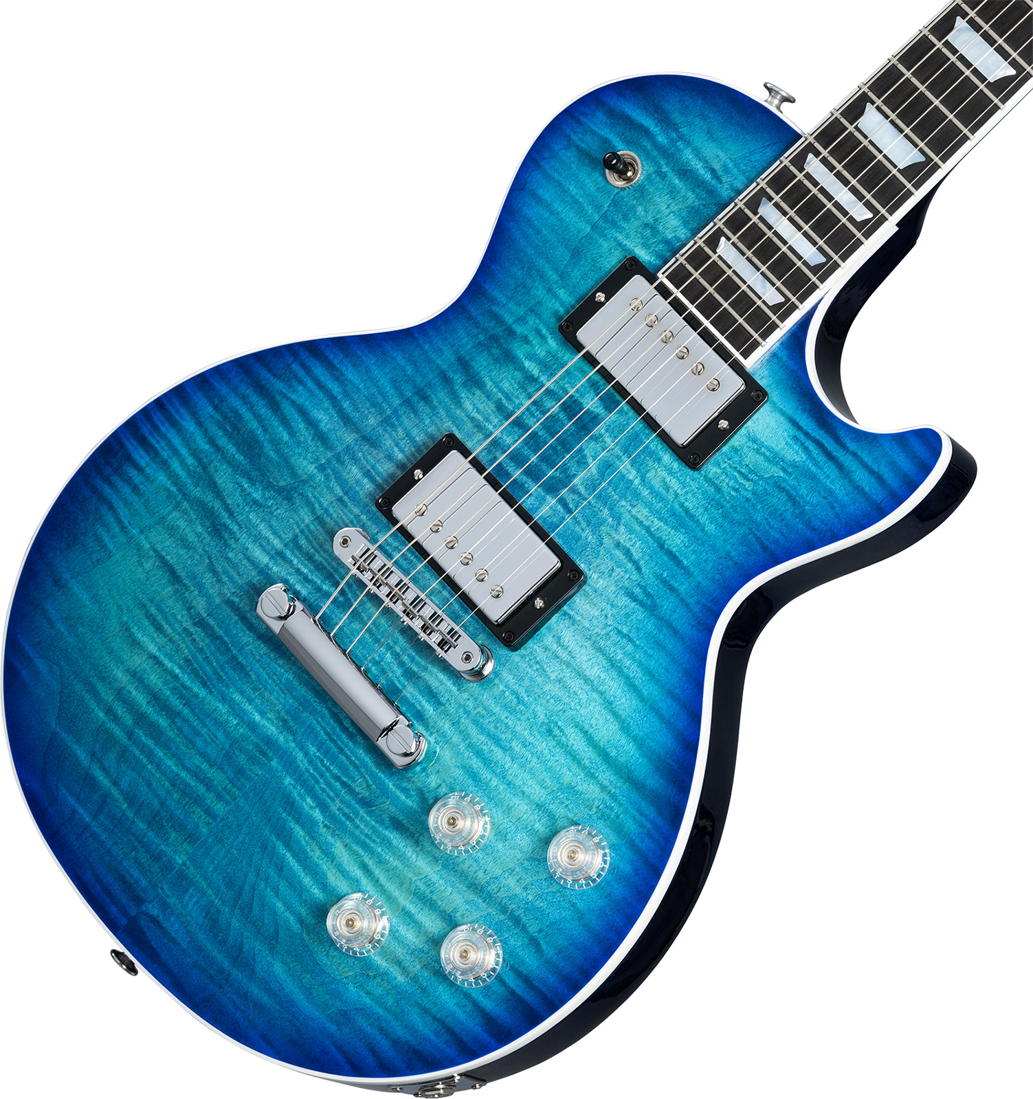 Gibson Les Paul Modern Figured 2h Ht Rw - Cobalt Burst - Enkel gesneden elektrische gitaar - Variation 3