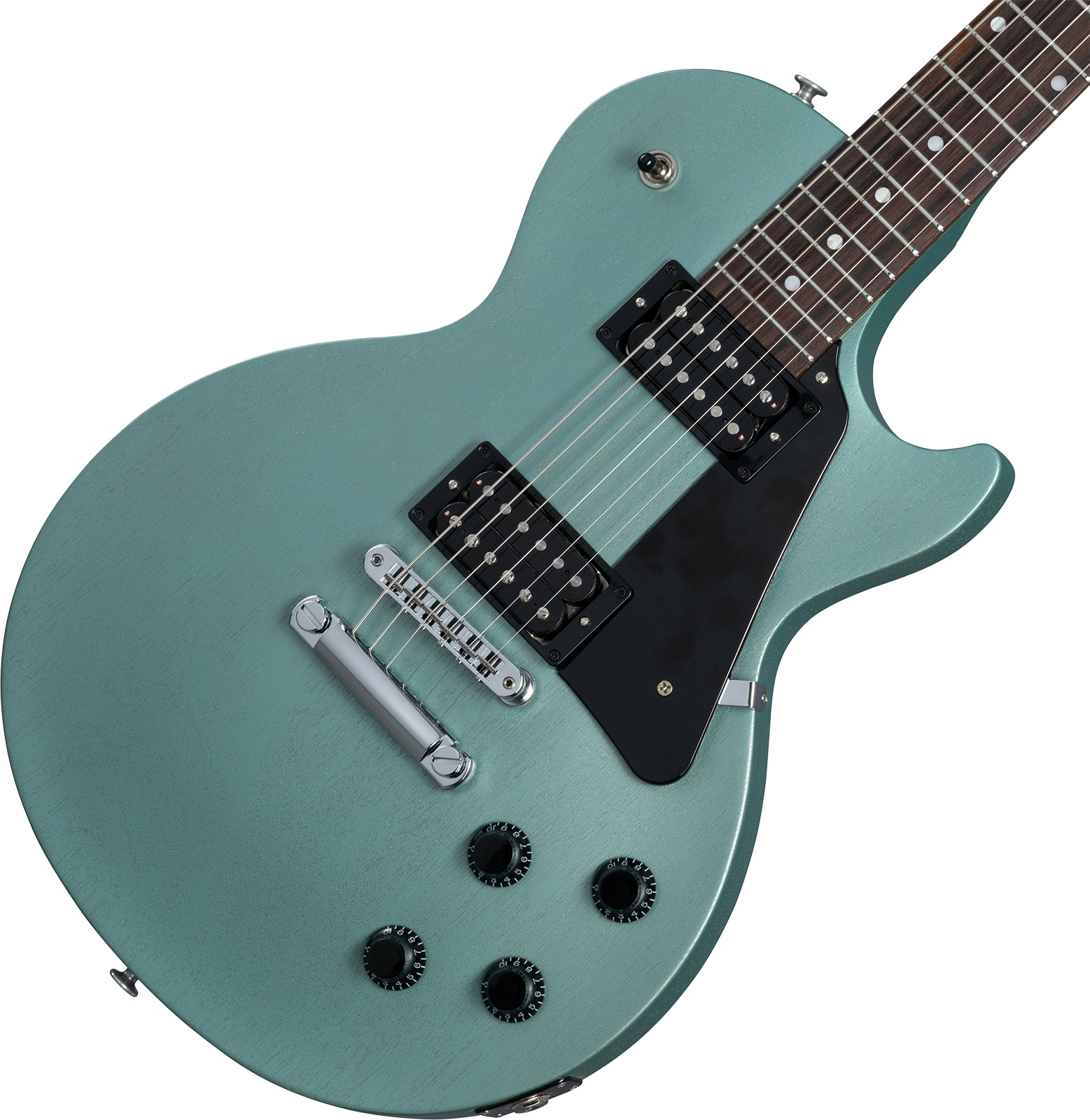 Gibson Les Paul Modern Lite 2h Ht Rw - Satin Inverness Green - Enkel gesneden elektrische gitaar - Variation 3