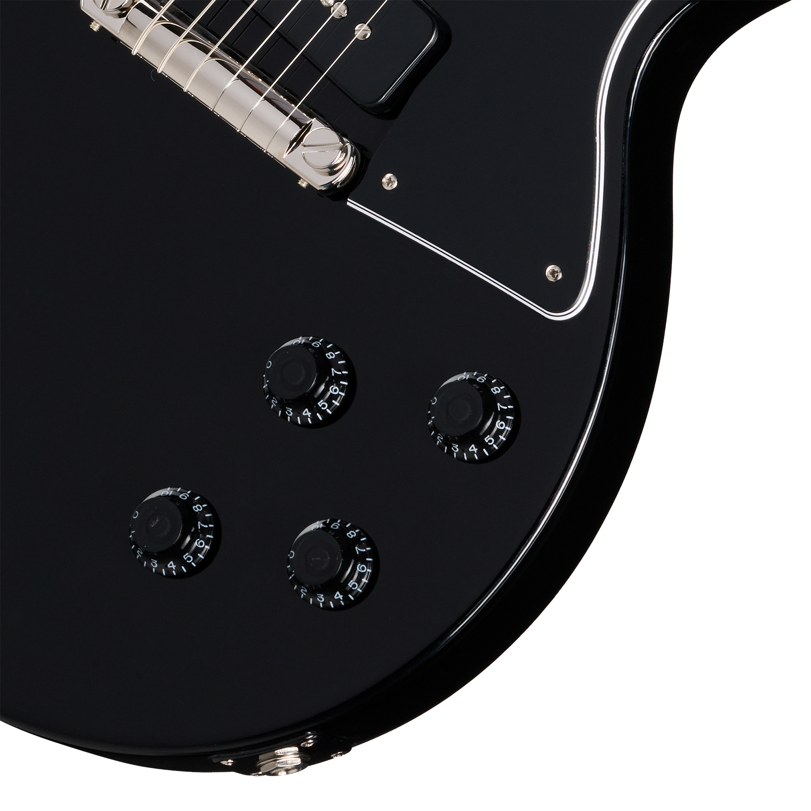 Gibson Les Paul Special Original Usa 2s P90 Ht Rw - Ebony - Enkel gesneden elektrische gitaar - Variation 3