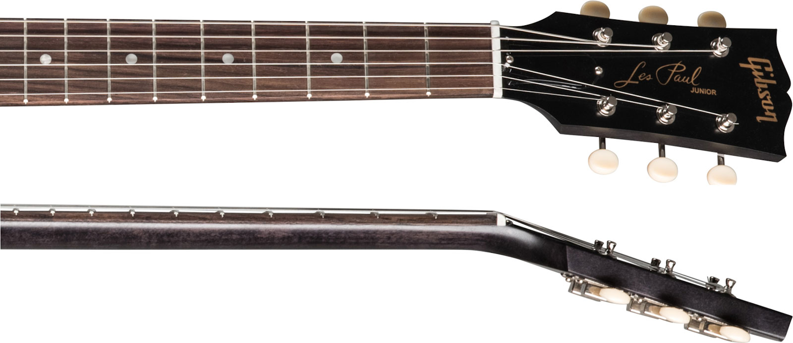 Gibson Les Paul Special Tribute Dc Modern P90 - Worn Ebony - Guitarra eléctrica de doble corte. - Variation 3