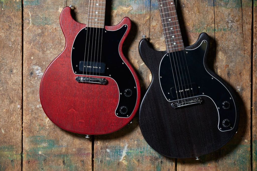 Gibson Les Paul Special Tribute P90 Modern 2020 Ht Rw - Vintage Cherry Satin - Enkel gesneden elektrische gitaar - Variation 4
