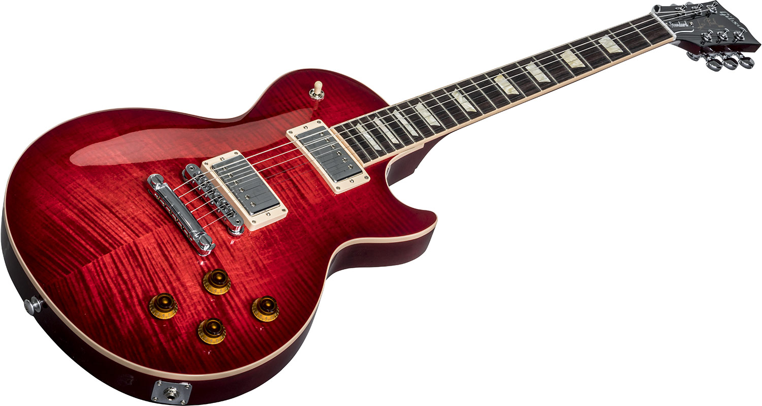 Gibson Les Paul Standard 2018 - Blood Orange Burst - Enkel gesneden elektrische gitaar - Variation 1