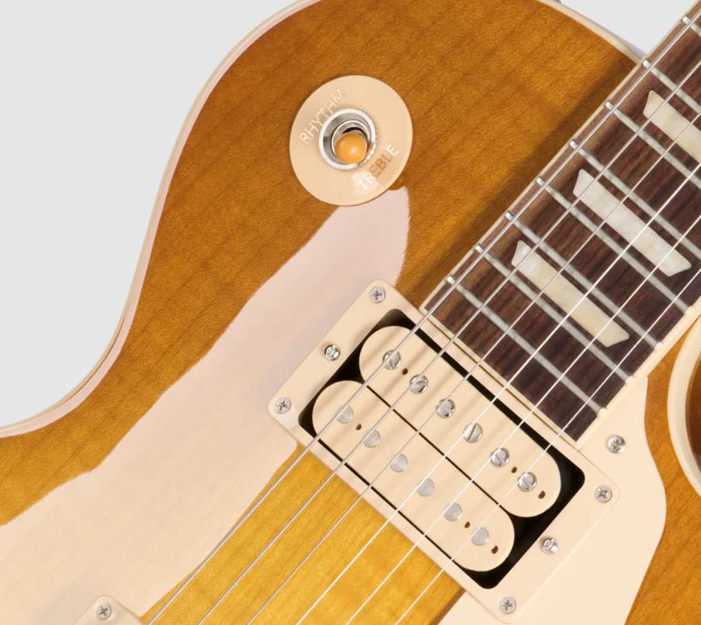 Gibson Les Paul Standard 50s Double Trouble Original Usa 2h Ht Rw - Vintage Honey Burst - Single cut gitaar - Variation 1